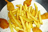 fried shrimp w fries